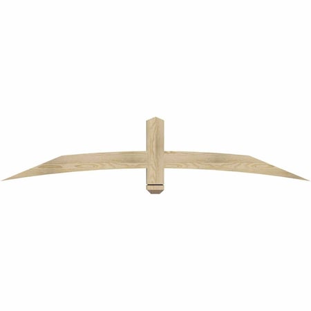 Ekena Millwork Bellingham Rough Sawn Timber Gable Bracket, Douglas Fir, 72"W x 15"H x 4"D x 4"F, 5/12 Pitch GBW072X15X0404BEL00RDF